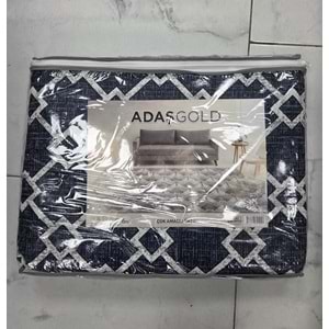 Adaş Gold 6m2 Pamuklu Lastiksiz Halı Örtüsü, Çok Amaçlı, Piknik Ört (200x300)-Asorti