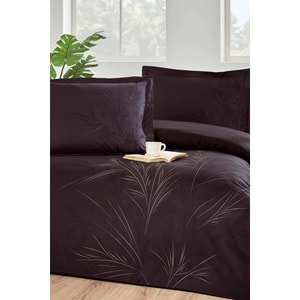 Özdilek Ranforce -Arundo Kahve- Battal Boy (King Size) Çift Kişilik Nevresim Takımı