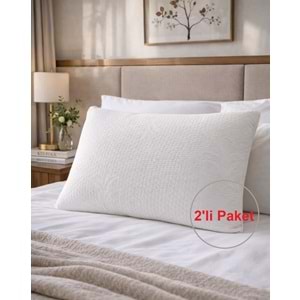 Bella Home 2li Dolgulu Lüks Örme Yastık (50x70)