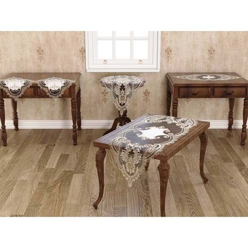 Tropik Home 5 Parça Salon Takımı (1158-7 Bej)