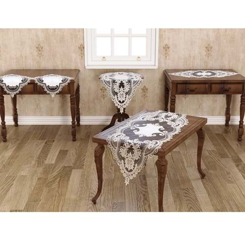 Tropik Home 5 Parça Salon Takımı (1158-8 Krem)