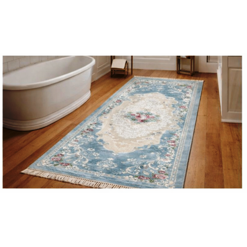 Brillant İpek Latex Kaymaz Taban Halı-EBRU HJ11618.801-(90x160)