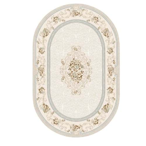 Brillant İpek Latex Oval Kaymaz Taban Halı-EVELY HJE11697.803-(150x230)