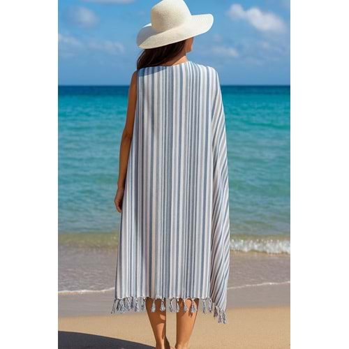 20 Adet Mandaş Cotton Pamuk Keten Peştemal (100x180)-Toptan
