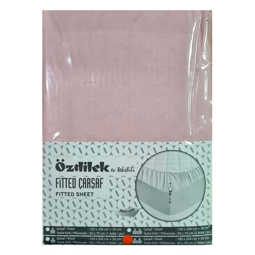 Özdilek Colourist Fitted Lastikli Çift Kişilik Çarşaf Seti (160x200)-A.Mercan