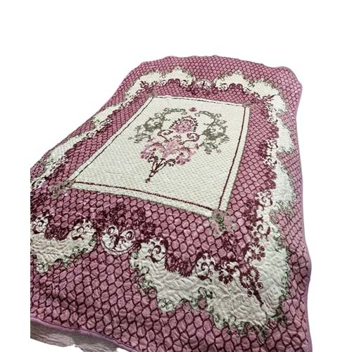 Merinos Fashion Tek Kişilik Vizon Battaniye (155x215)-Jade Pembe