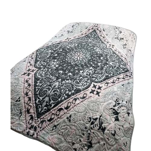 Merinos Fashion Tek Kişilik Vizon Battaniye (155x215)-Rumba Gri