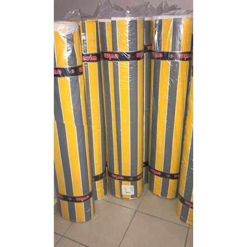 Balkon Perdesi Branda Kumaşı TOPTAN (En 240cm)-Sarı Gri
