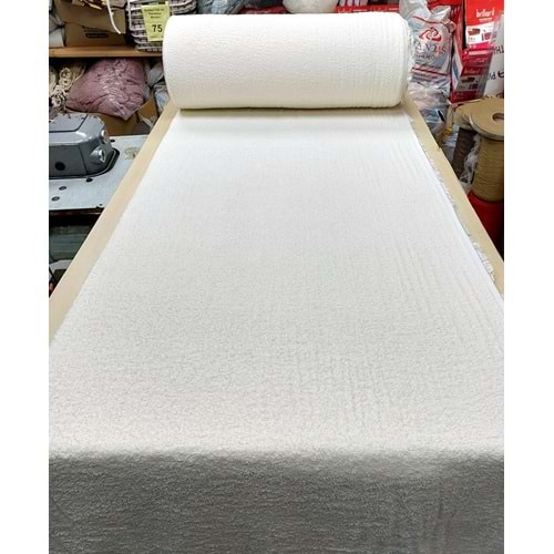 Metrelik Pamuklu Havlu Kumaşı (En 160cm)-Krem