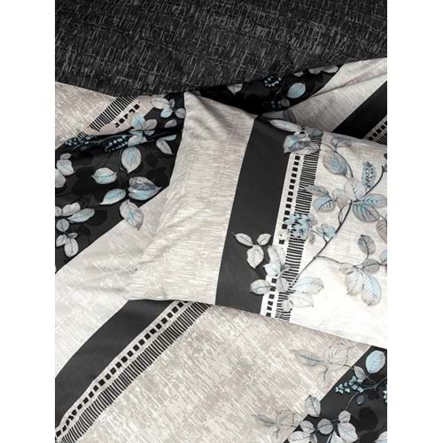 Cotton Box Rnf Modeline Tek Kişilik Nevresim Takımı Lehlare Antrasit
