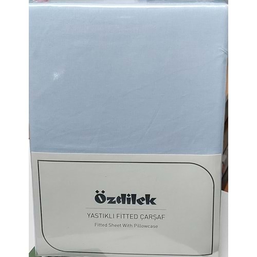 Özdilek Colourist Fitted Lastikli Çift Kişilik Çarşaf Seti (160x200)-Marina
