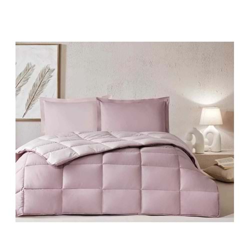 Özdilek %100 Pamuk (Çarşafı Lastikli) Çift Kişilik Yatak Seti-Colourist Rose Pudra