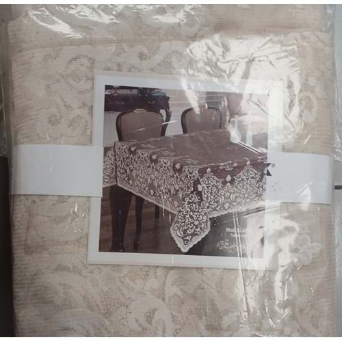 Bediroğlu Örme Masa Örtüsü 160*220 Krem