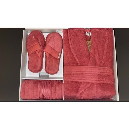 Özdilek Colourist K.Mercan Kişisel Banyo Bornoz Seti (XL Beden)