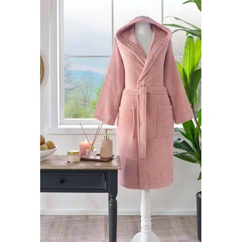 Özdilek Tek Bornoz Şalyaka Kapşonlu-Woven Tarçın (XXL Beden)