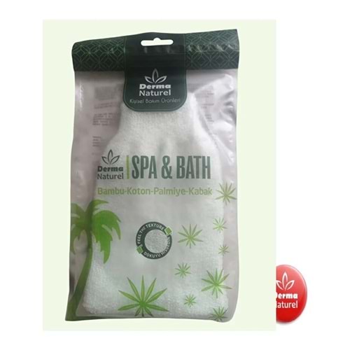 Derma Naturel Sabunluk Banyo Lifi MS-30 (Bambu-Koton-Palmiye-Kabak)