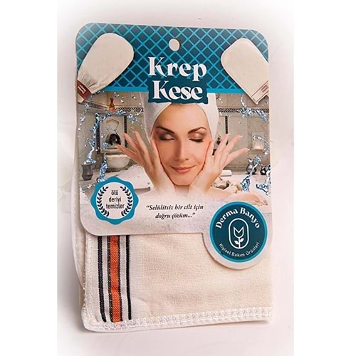 Derma Naturel Krep Lastikli kese Beyaz MS 20