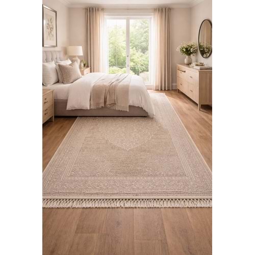 Nepal Sacakılı yolluk halı 80*300 Bej