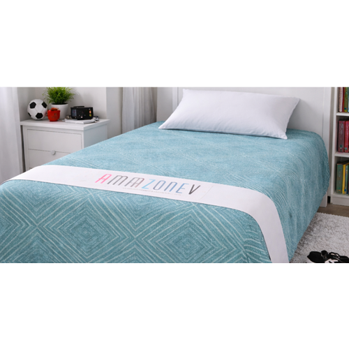 Amazon Ev Pamuk Dokuma Tek Kişilik Pike 160*240 Cm turkuaz A20