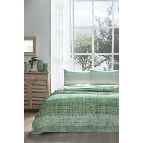 Özdilek Rf -Weave Yeşil- Tek Kişilik Pike Takımı