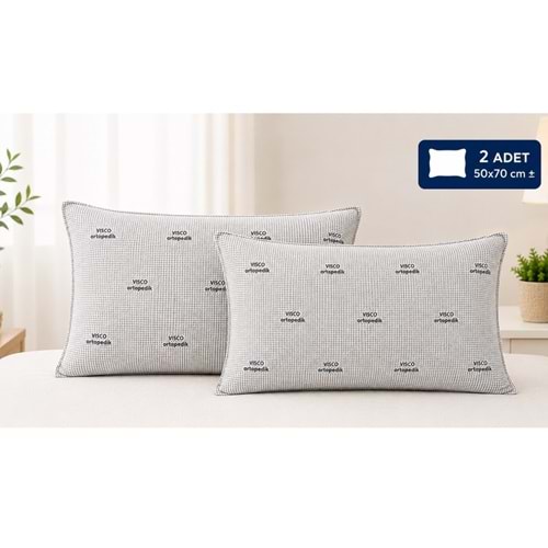 2li Set Lüx Medikal Ortopedik Visco Dolgulu Yastık (50x70)