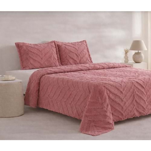Alya -Decorose- 3 Parça Şönil Sakallı Çift Kişilik Pike Yatak Örtüsü Seti (240x250)