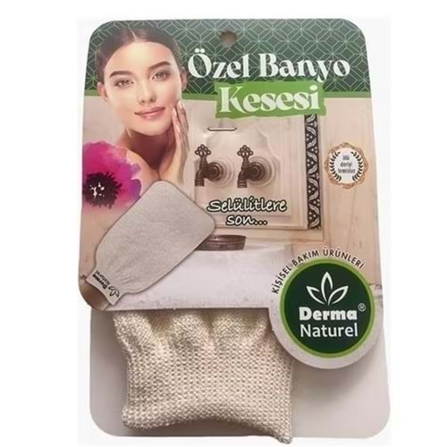 Derma Naturel Özel banyo kesesi Beyaz MS 34