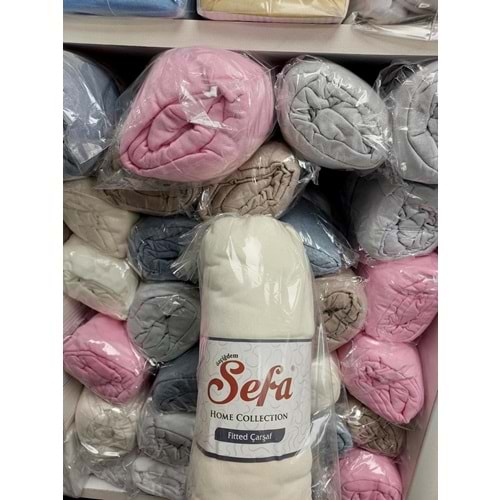 Sefa Lastikli Battal Çift Kişilik Penye Çarşaf (180x200)-Asorti