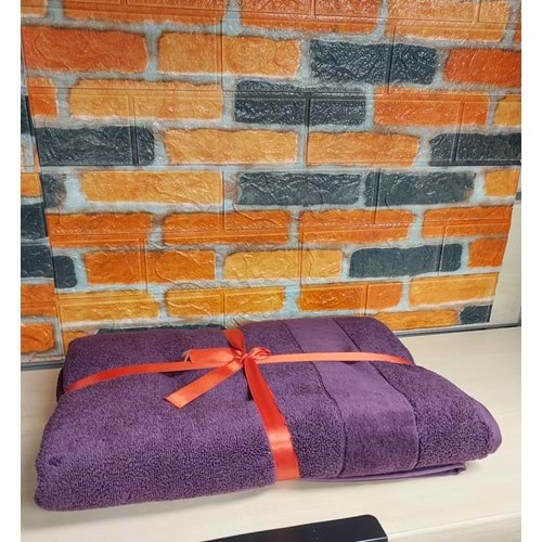 Özdilek Svv Border Yeni Seri Banyo Havlusu (76x147) - Mulberry (Karadut)