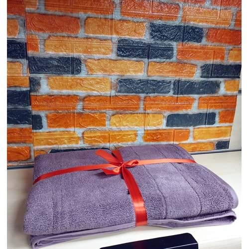 Özdilek Svv Border Yeni Seri Banyo Havlusu (76x147) - Orchid (Orkide Lilası)