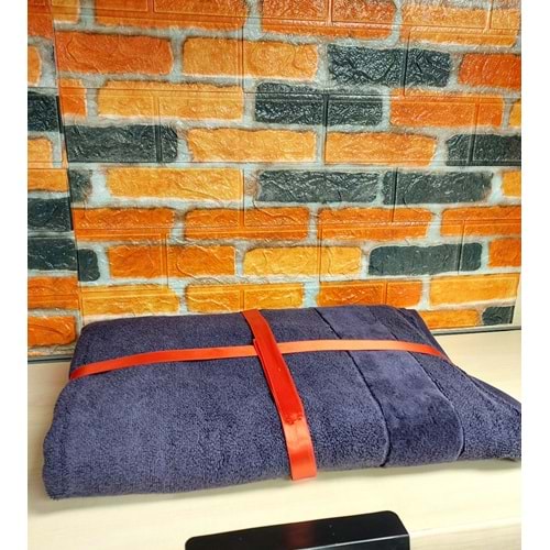Özdilek Svv Border Yeni Seri Banyo Havlusu (76x147) - Dark Plum (K.Mürdüm)