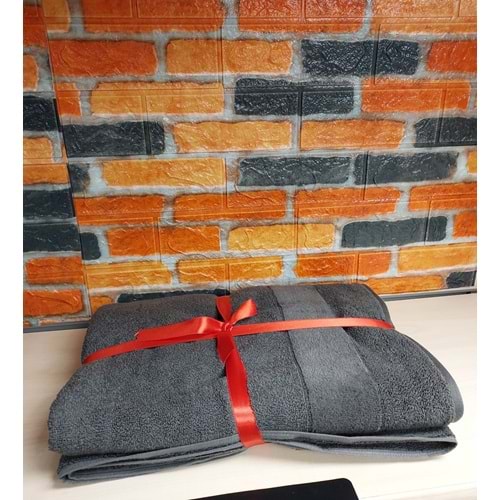 Özdilek Svv Border Yeni Seri Banyo Havlusu (76x147) - Smoke Gray (K.Gri)