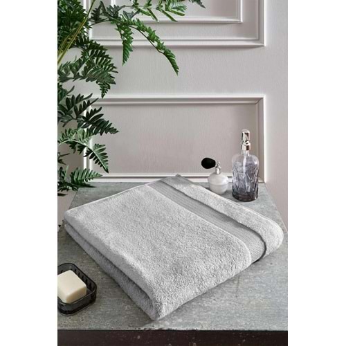Özdilek -Woven Gri- Süper Yumuşak Büyük Boy Banyo Havlusu (90x150)