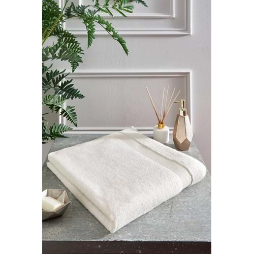 Özdilek -Woven Krem- Süper Yumuşak Büyük Boy Banyo Havlusu (90x150)