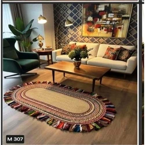 Mandaş Lemu Home Multy Renkli Halı -80*150 CM M 313