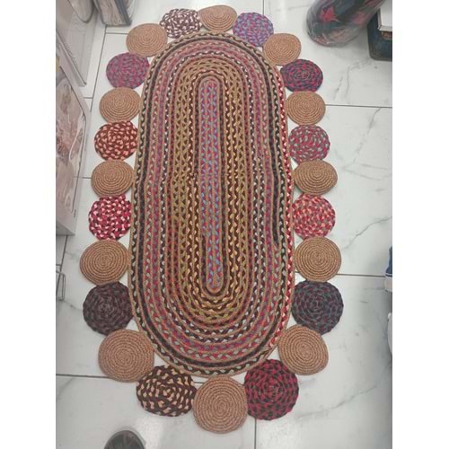 Mandaş Lemu Home Multy Renkli Halı -80*150 CM M 320