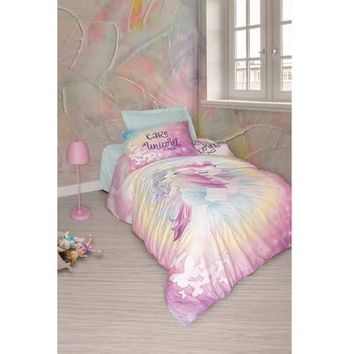 Cotton Box Rf Junior -Sirena Mint- Lastikli Çarşaflı Tek Kişilik Nevresim Takımı