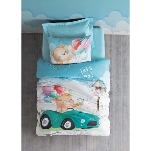 Cotton Box Rf Junior -Buddy Mavi- Tek Kişilik Nevresim Takımı