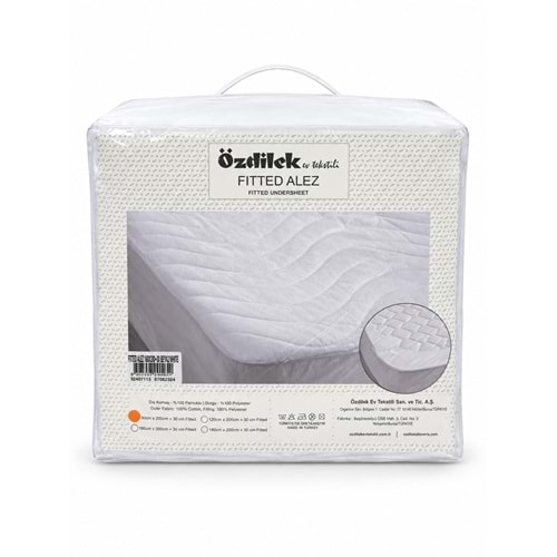 Özdilek Ranforce Pamuk Kapitoneli Fitted Battal Çift Kişilik Alez Yeni (180x200+35)