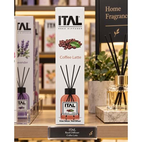 Ital Parfüm -Coffee Latte- Çubuklu Oda Kokusu (110ml)