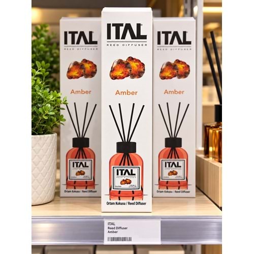 Ital Parfüm -Amber- Çubuklu Oda Kokusu (110ml)
