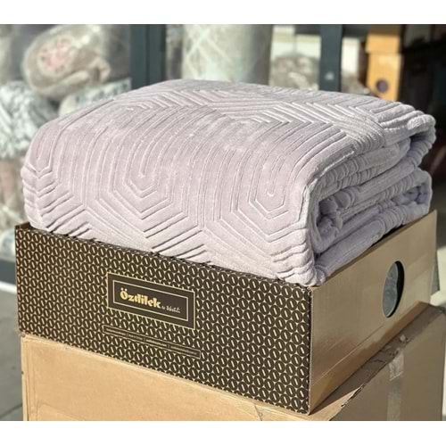 Özdilek Prestige (Outlet) Kalın Embos Çift Kişilik Battaniye (220x240)-Meltem