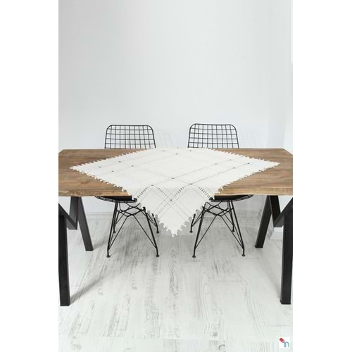 Manisa el Dokuma Pamuk Nazar Fiskos Örtüsü 90*90 CM