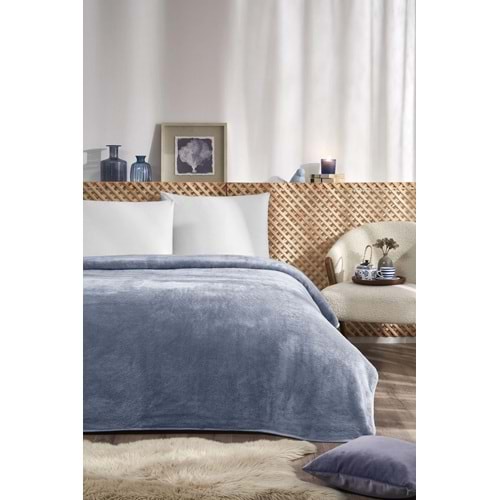Özdilek Trendy Soft Çift Kişilik Battaniye (200x240)-İndigo