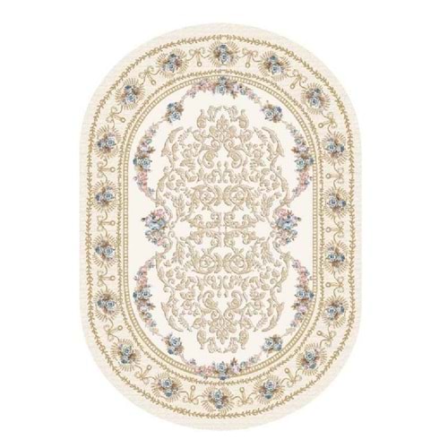 Brillant İpek Latex Oval Kaymaz Taban Halı-FASHION HJE11693.804-(130x190)