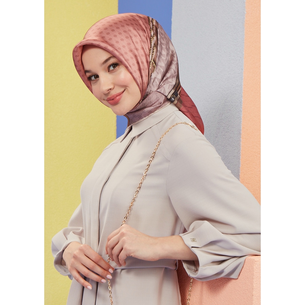 Armine Nostalji Saf İpek Sura Eşarp 8519D (S)