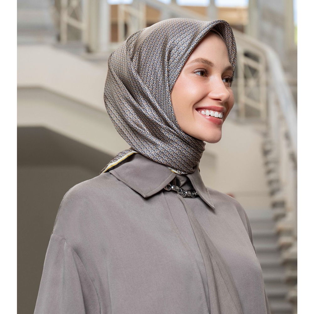 Armine Nostalji Saf İpek Sura Eşarp 9250D (S)