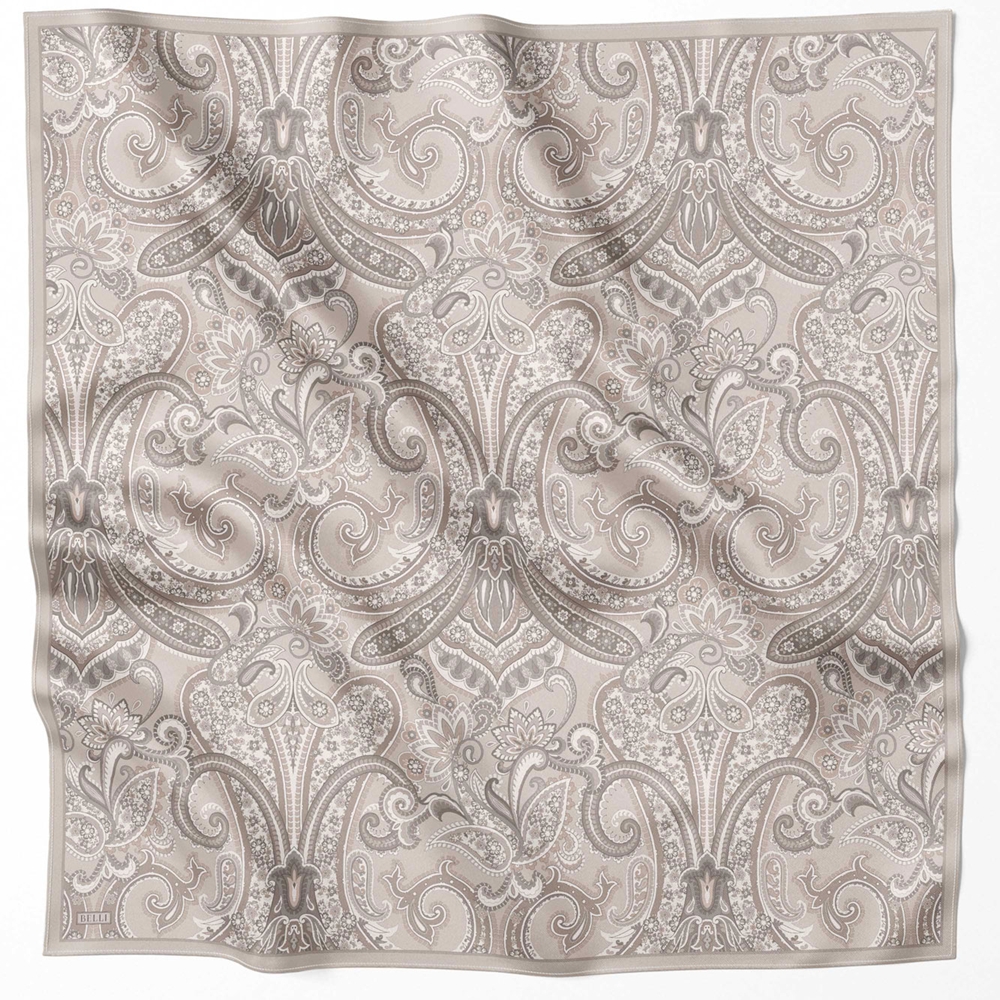 Belli Twill Saf İpek Eşarp - 2025-2026 Sonbahar-Kış 4202D (T)