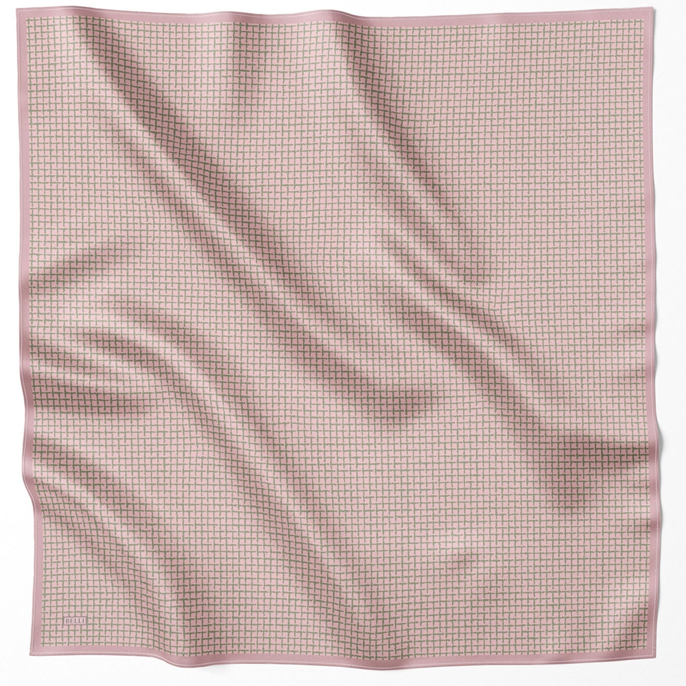 Belli Twill Saf İpek Eşarp - 2025-2026 Sonbahar-Kış 4203D (T)