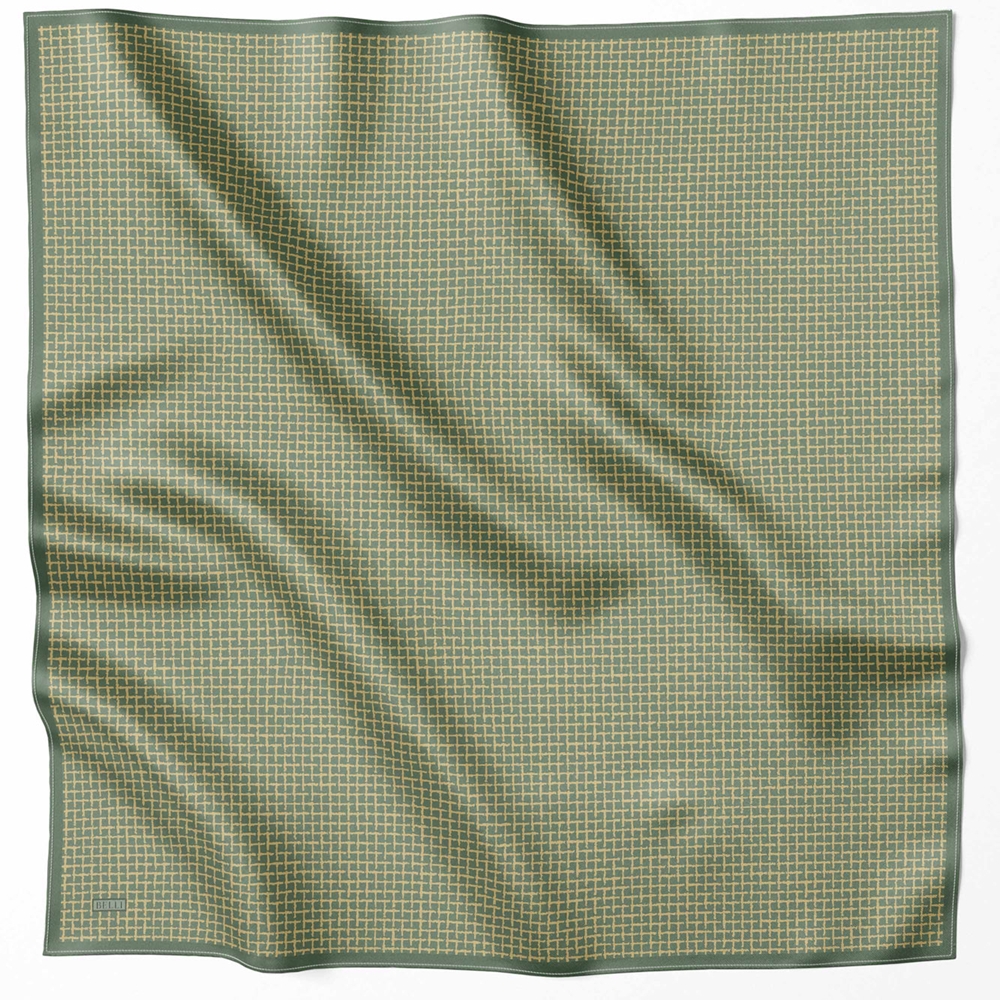 Belli Twill Saf İpek Eşarp - 2025-2026 Sonbahar-Kış 4203D (T)